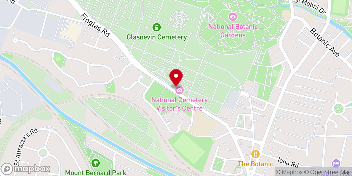 Map showing location of Experience Glasnevin - Ireland's National Cemetery