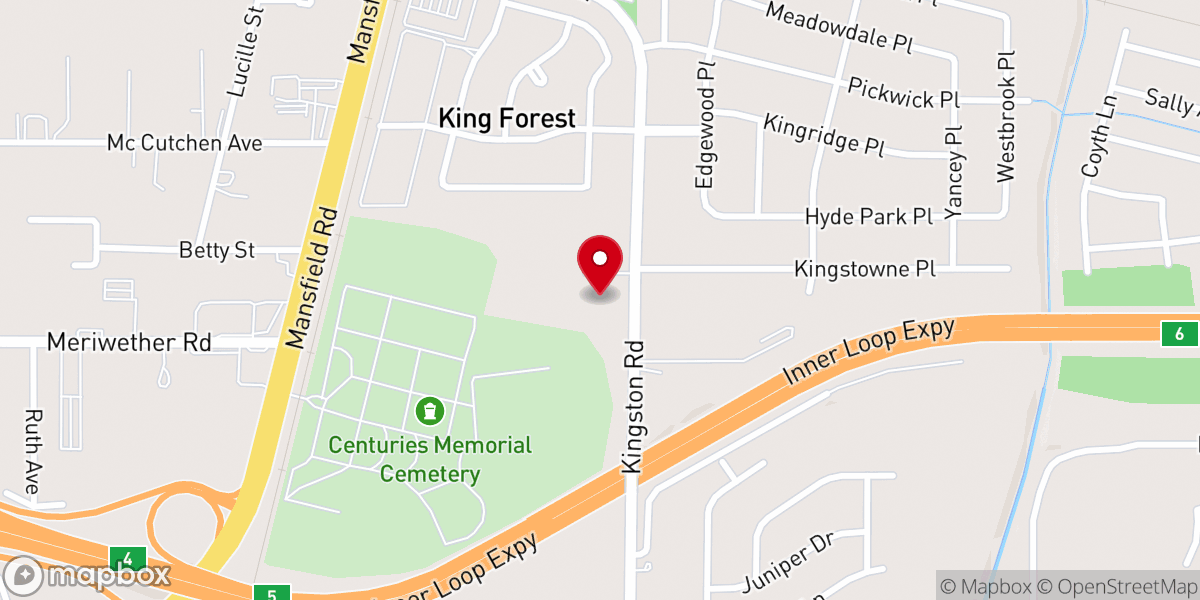 Map showing location of New Creation Family Church
