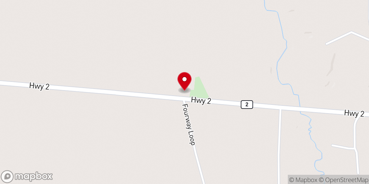 Map showing location of Enterprise Church