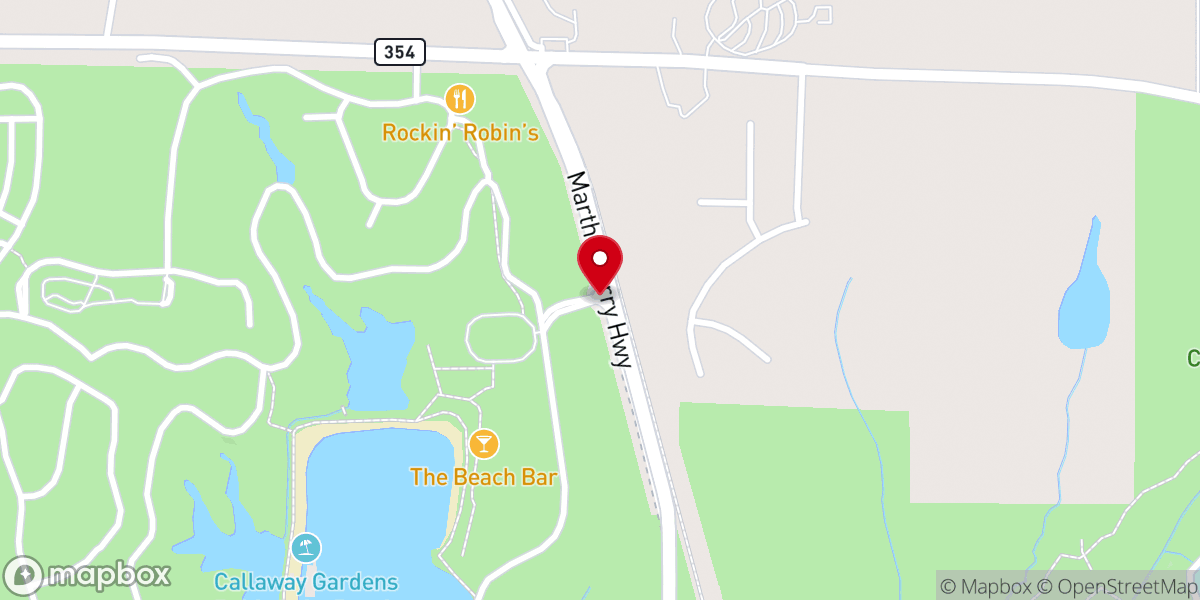 Map showing location of Callaway Fantasy in Lights