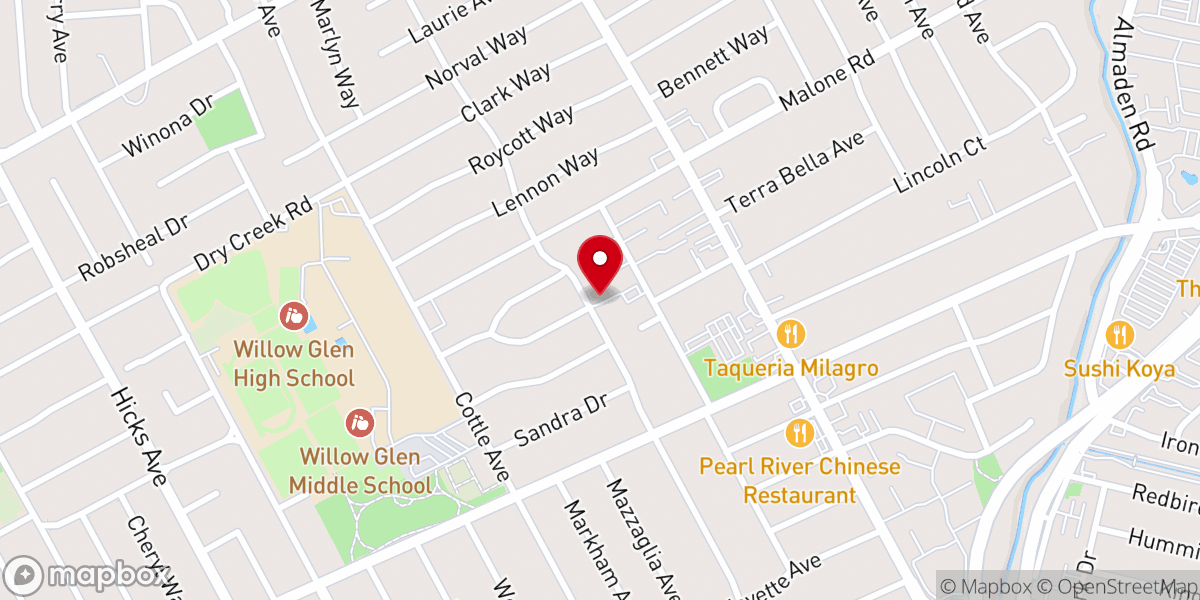 Map showing location of Central Chinese Christian Church