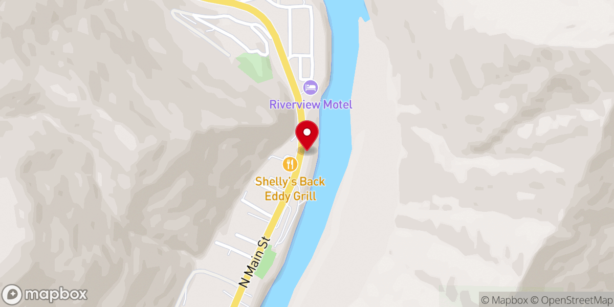 Map showing location of Adventure Idaho | Salmon River Rafting Trips