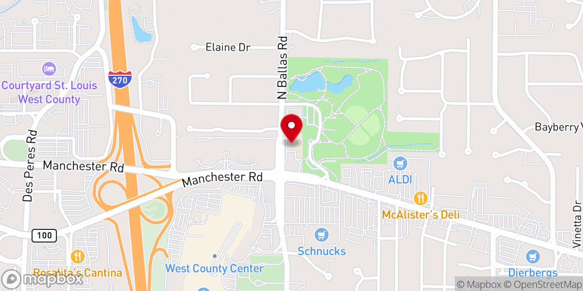 Map showing location of St Paul's Lutheran Church