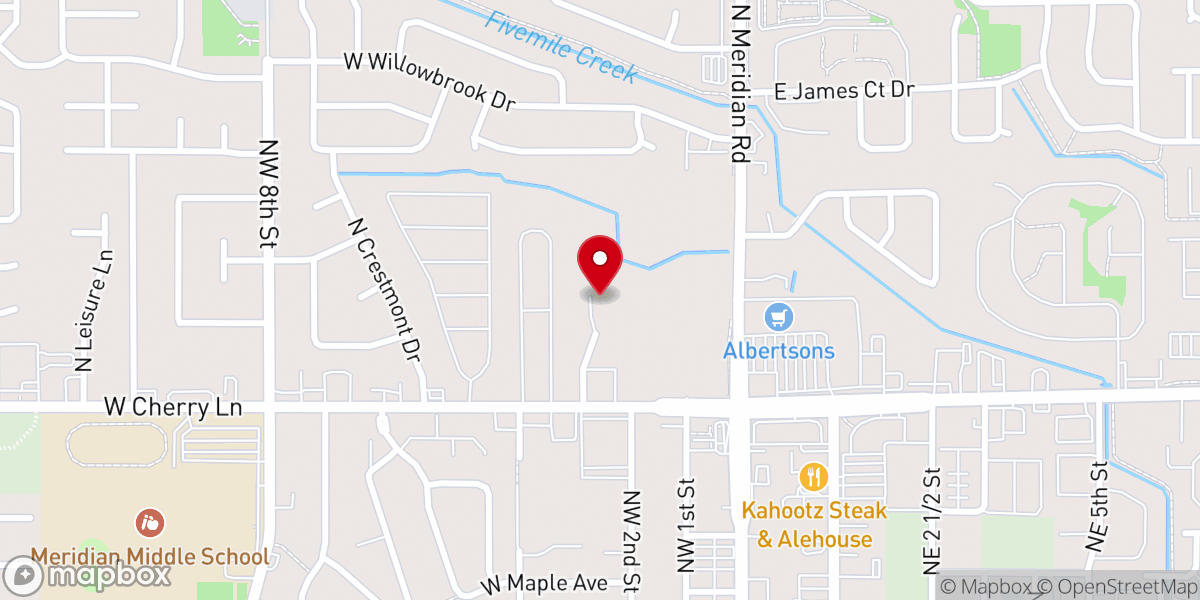 Map showing location of Ambassador Bible Fellowship