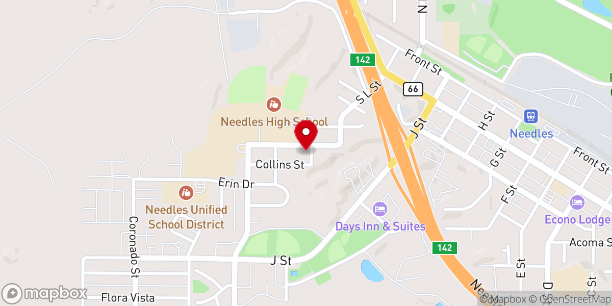 Map showing location of Grace Lutheran Church