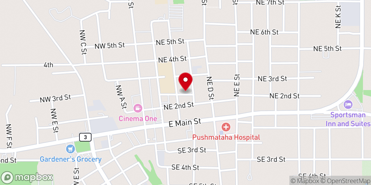 Map showing location of FBC Gymnasium