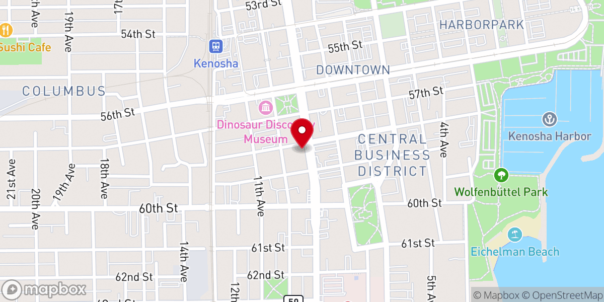 Map showing location of St James Church