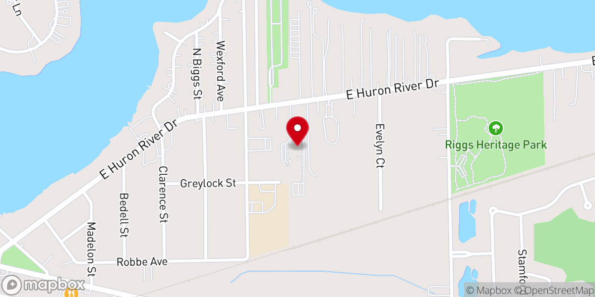 Map showing location of Bethany Bible Church