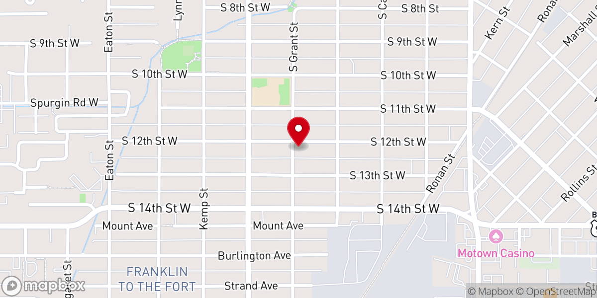 Map showing location of Missoula Friends Meeting