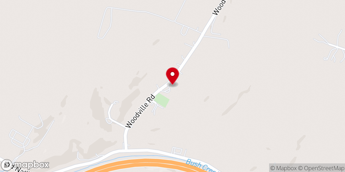 Map showing location of Marvin’s Chapel Thrift store