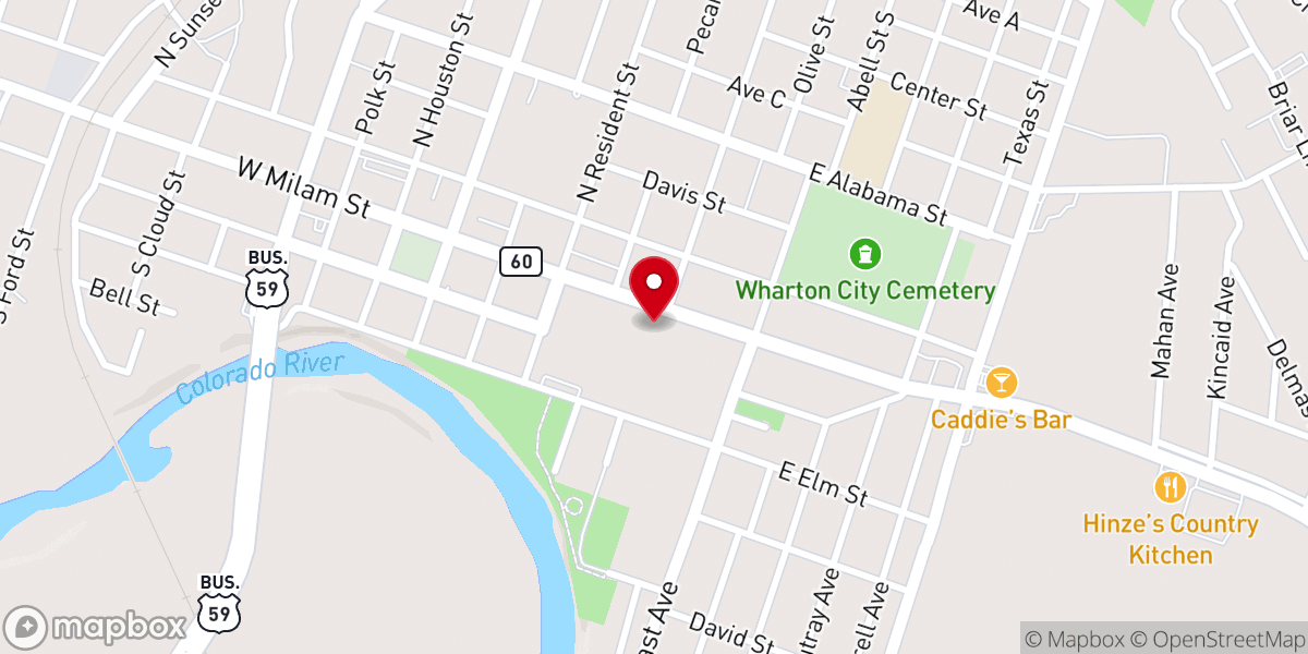 Map showing location of Mother Zion Baptist Church