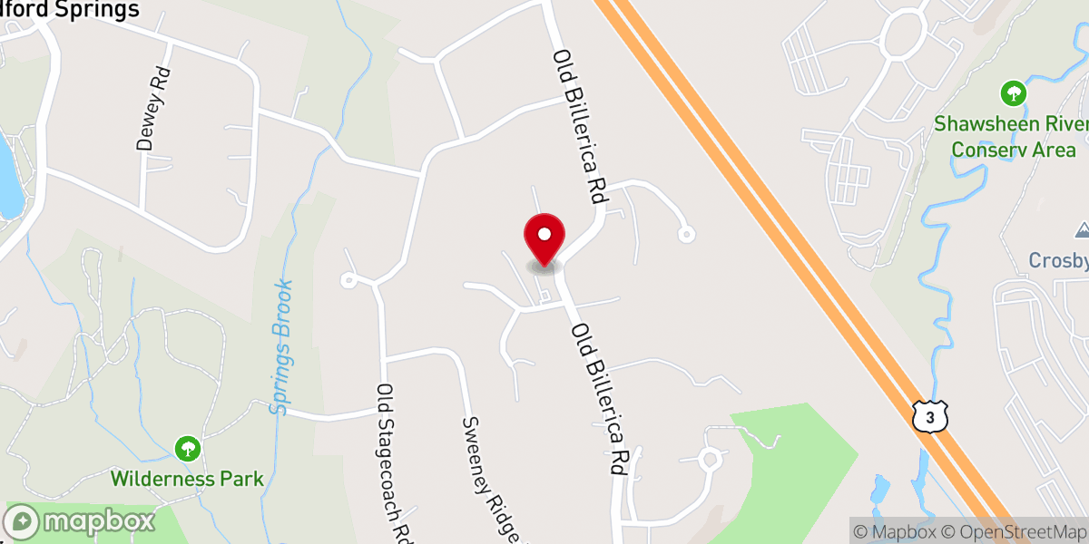 Map showing location of Boston Evangelical Church