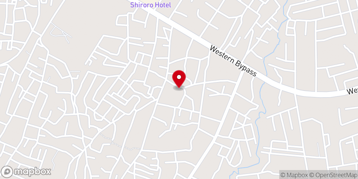 Map showing location of The Upper Room End-Time Harvest Church Minna