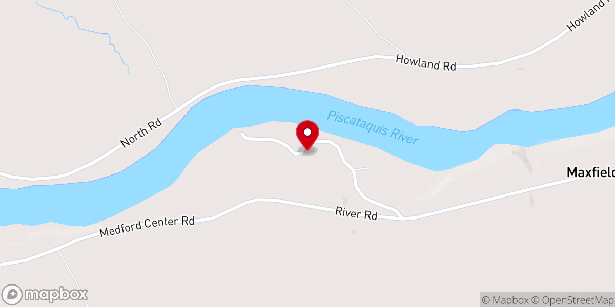Map showing location of River of Life Bible Camp