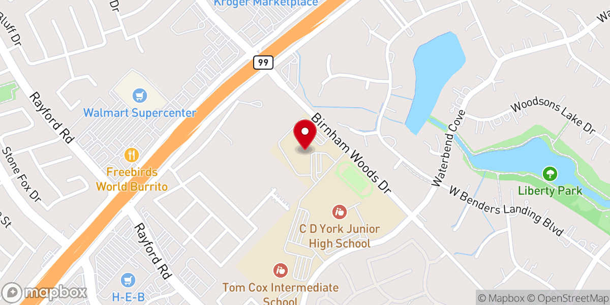 Map showing location of Declaration Church