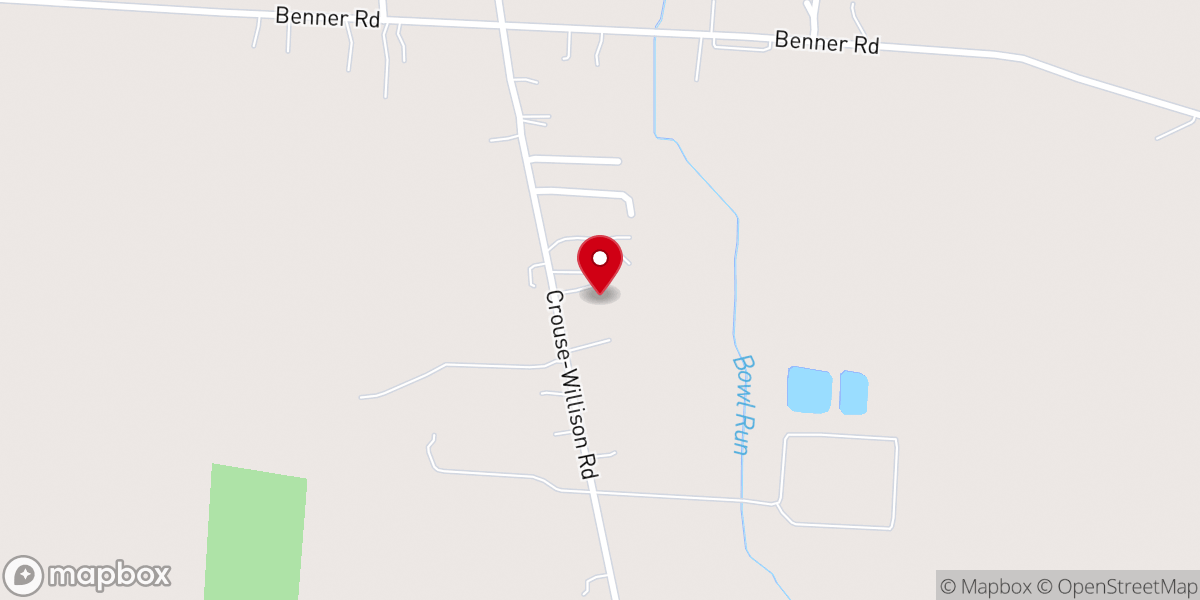 Map showing location of Oak Creek Bible Church