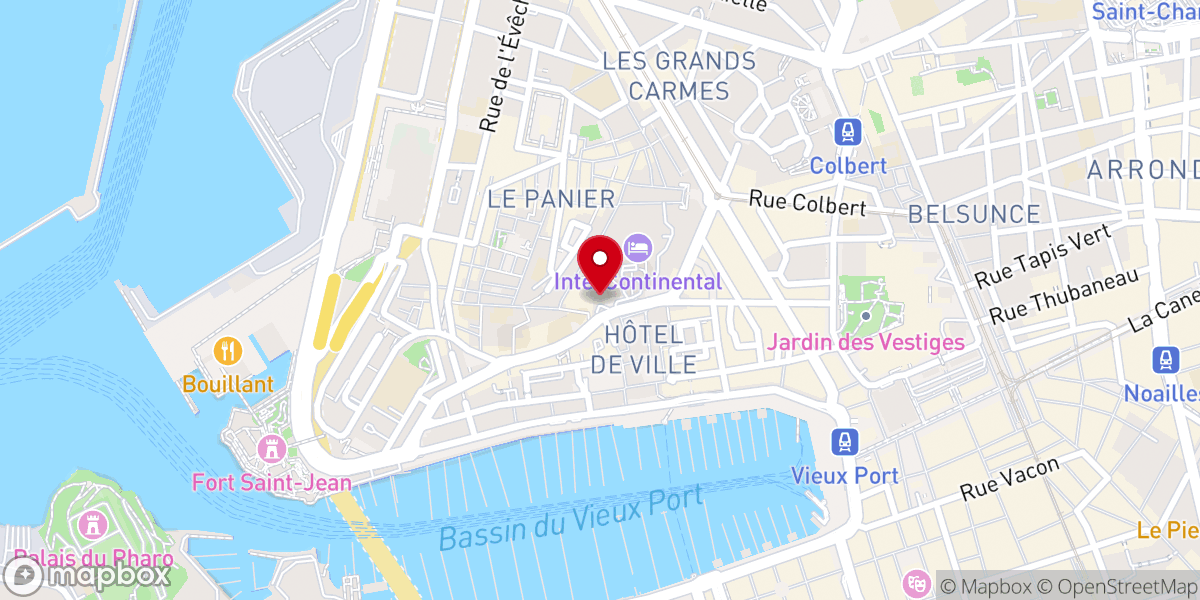Map showing location of Place du Calvaire