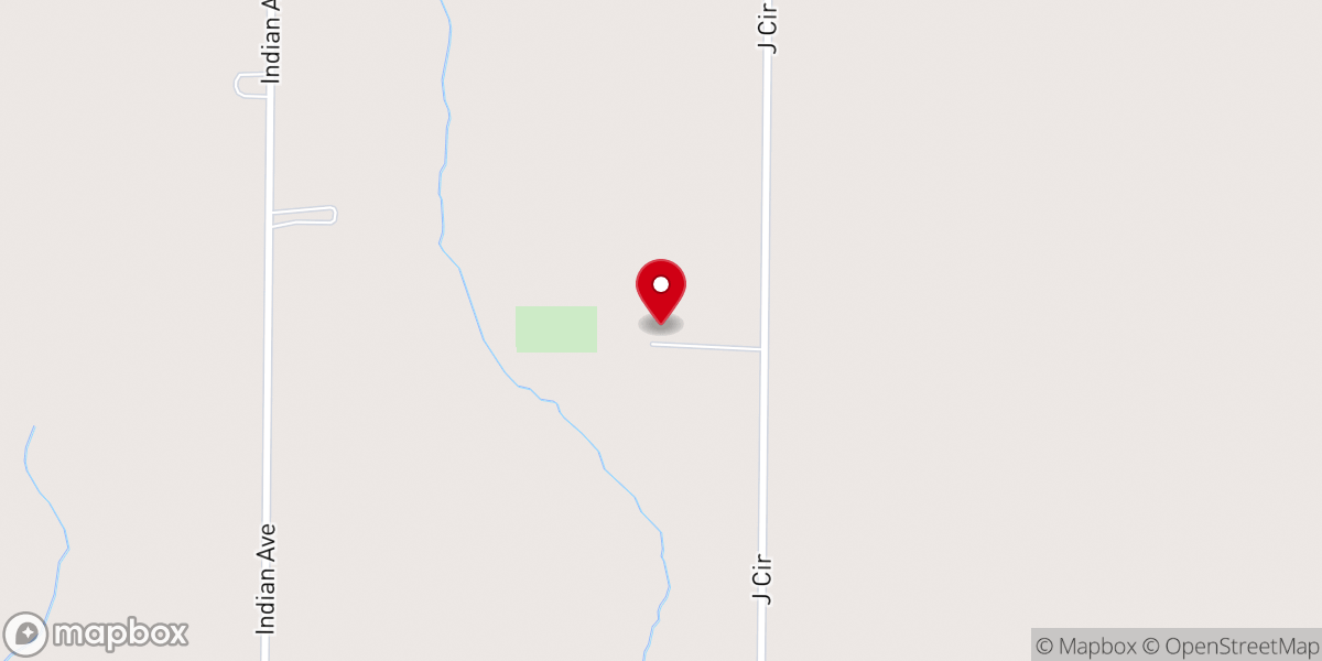 Map showing location of Panther Creek Church of the Brethren