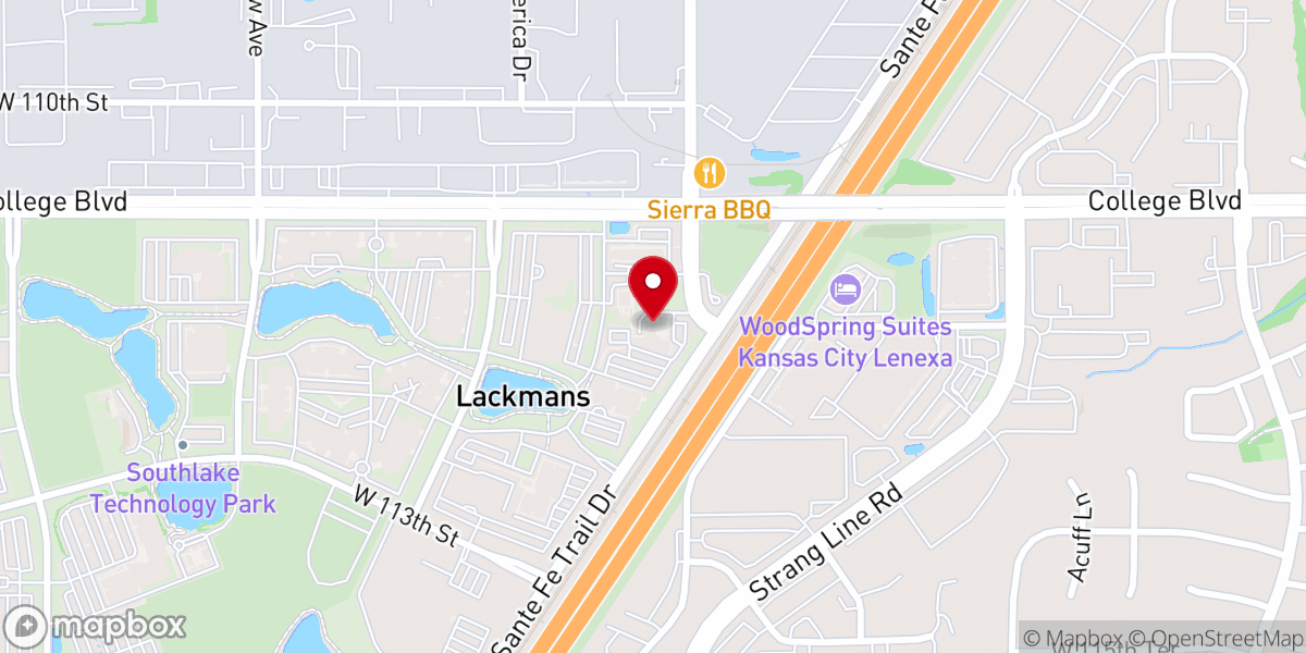 Map showing location of Cornerstone Community Church