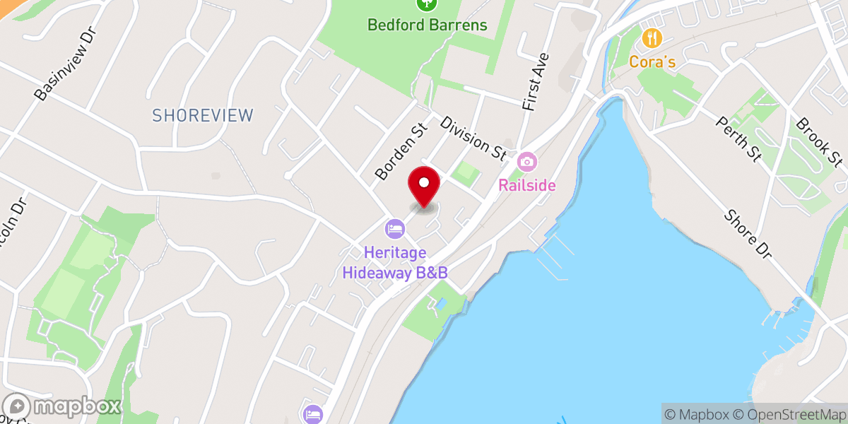 Map showing location of St. Ignatius Catholic Church Ministry Centre