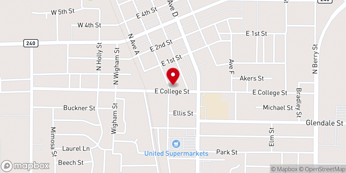 Map showing location of Rrmc