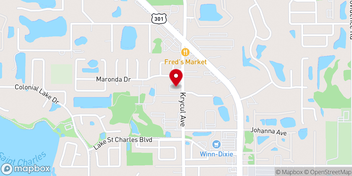 Map showing location of Reach City Church