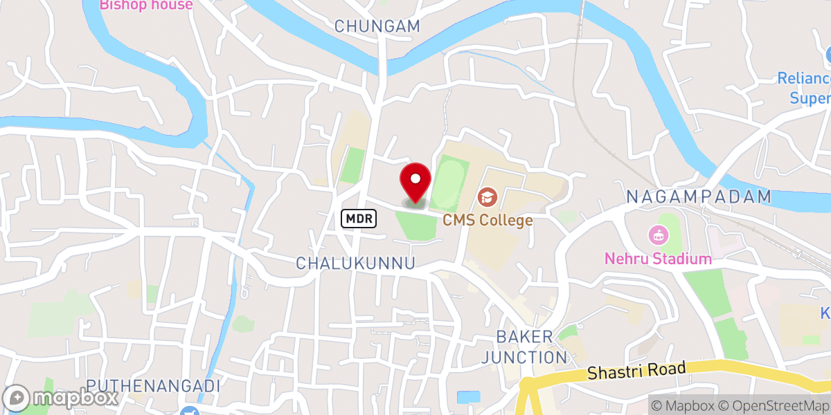 Map showing location of CSI Cathedral Cemetery