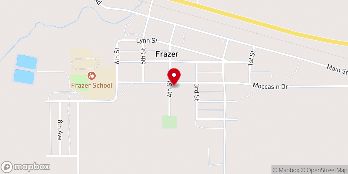 Map showing location of Saint Joseph's Catholic Church