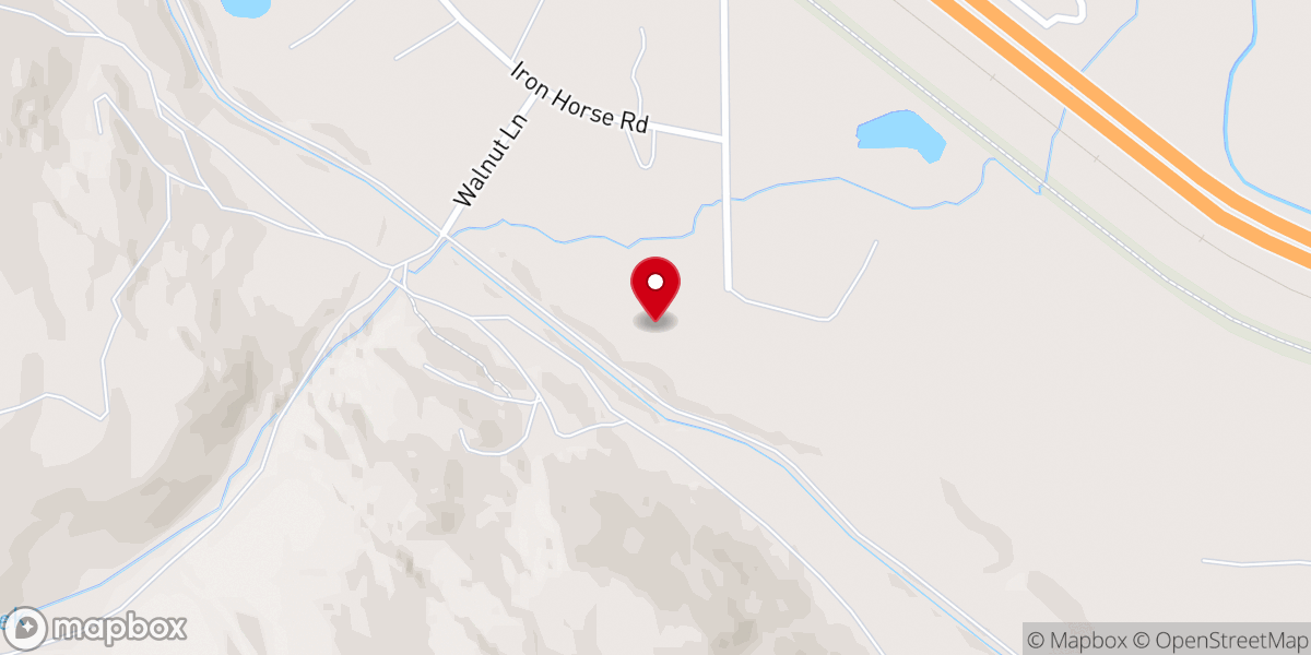 Map showing location of Double K Retreat Center