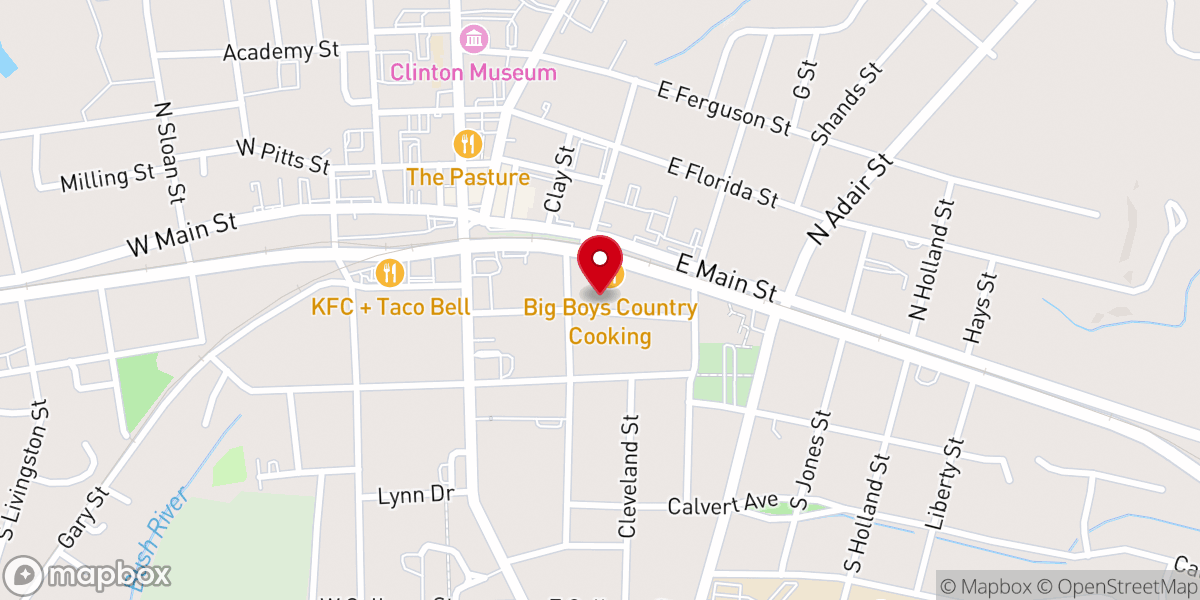 Map showing location of Miracle Church-God In Christ