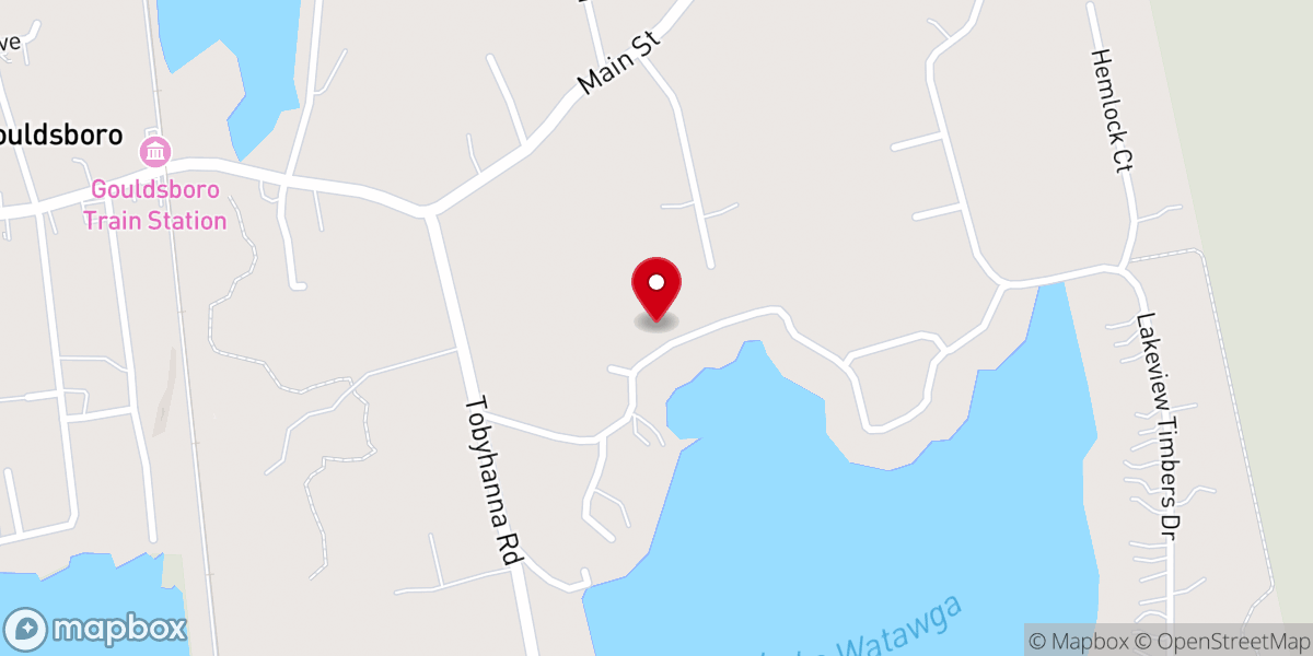 Map showing location of Grace Lutheran Parsonage