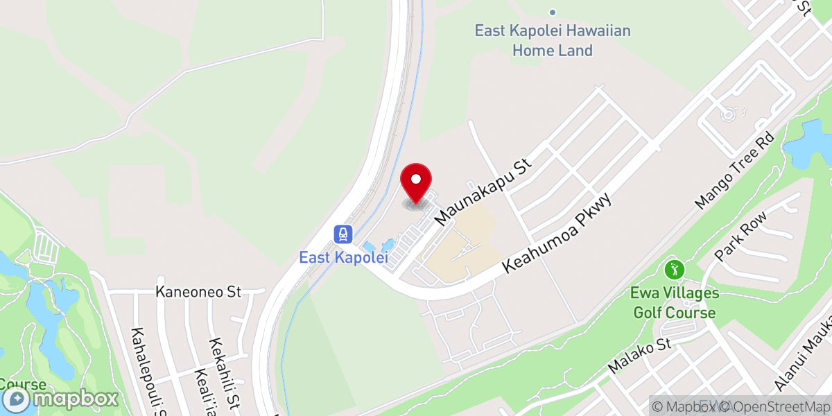 Map showing location of The Salvation Army Kroc Center Hawaii