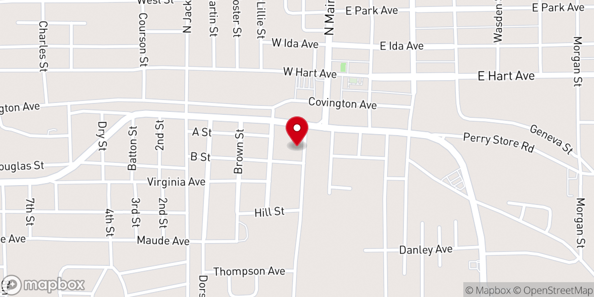 Map showing location of 11TH Hour Ministries