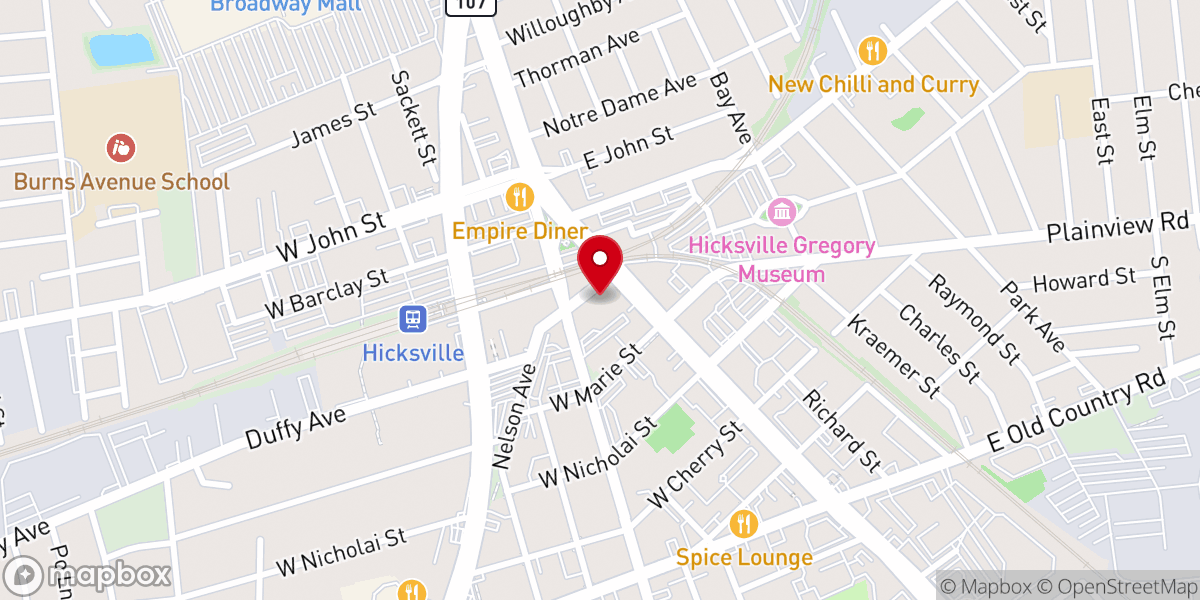 Map showing location of New Heart Mission Church