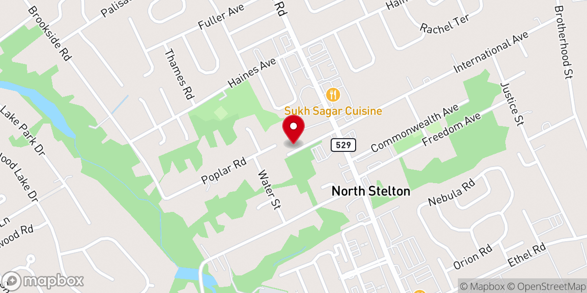 Map showing location of Central Bible Institute