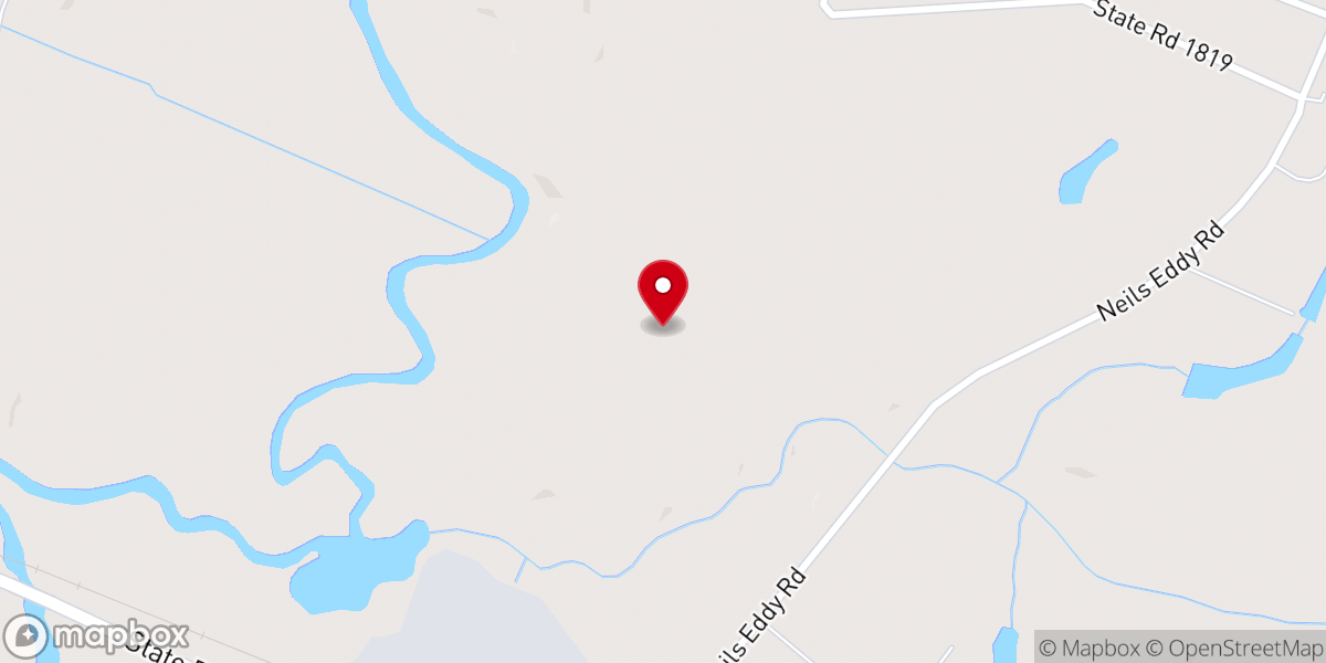 Map showing location of Bethel Baptist Church Camp