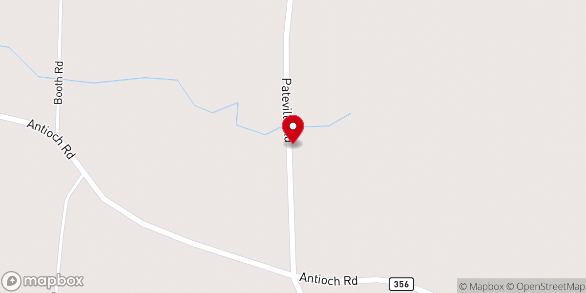 Map showing location of St James Baptist Church