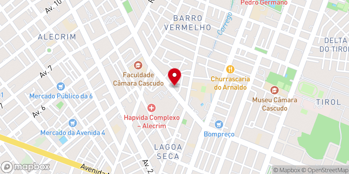 Map showing location of Comunidade Católica de Casais - Vida Nova
