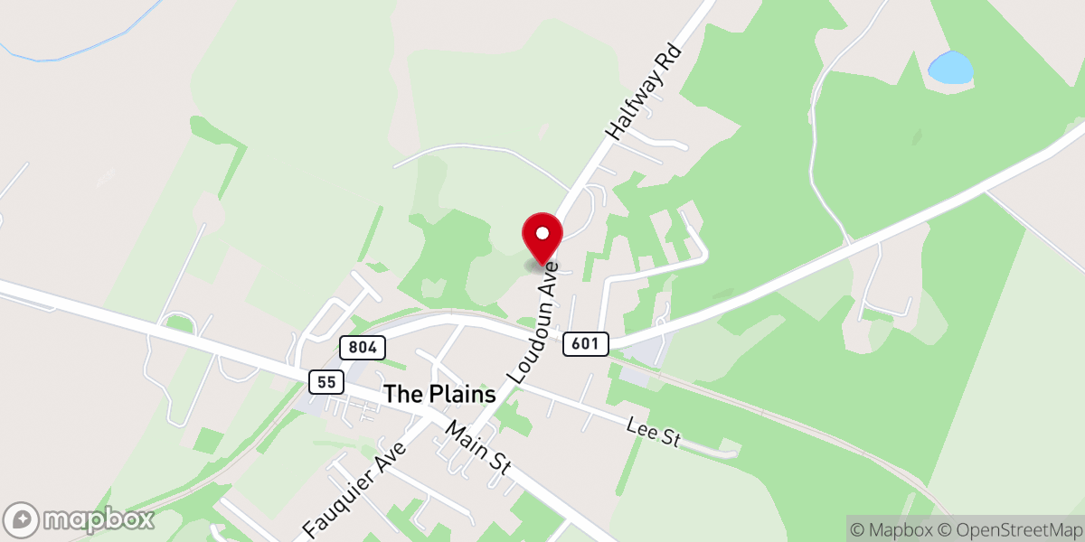 Map showing location of The Potter's House