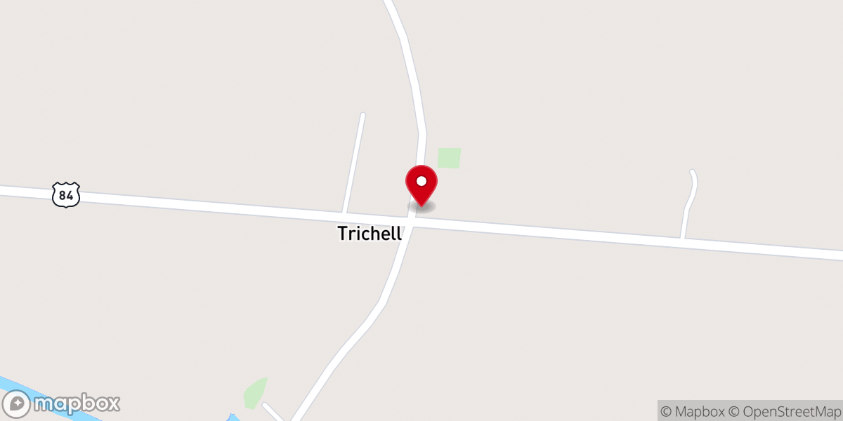 Map showing location of Bishop Friend Parish Hall