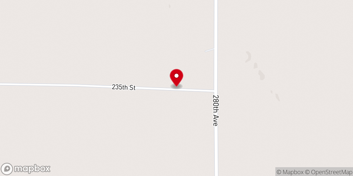 Map showing location of Bethel United Methodist Church