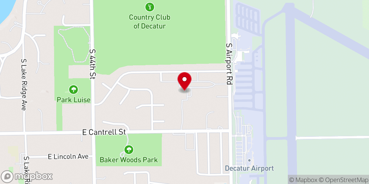 Map showing location of Lampstand Presbyterian Church