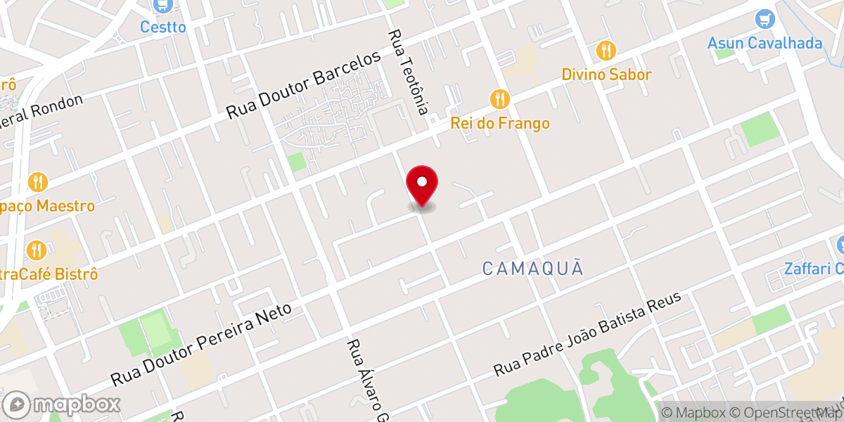Map showing location of Paróquia São Vicente Mártir