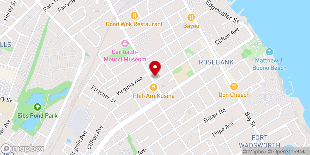 Map showing location of New York Taekwondo Park