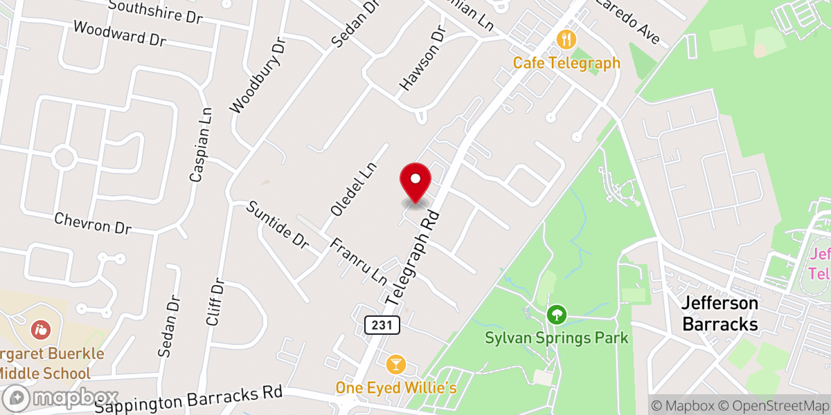 Map showing location of Cornerstone Community Church of God