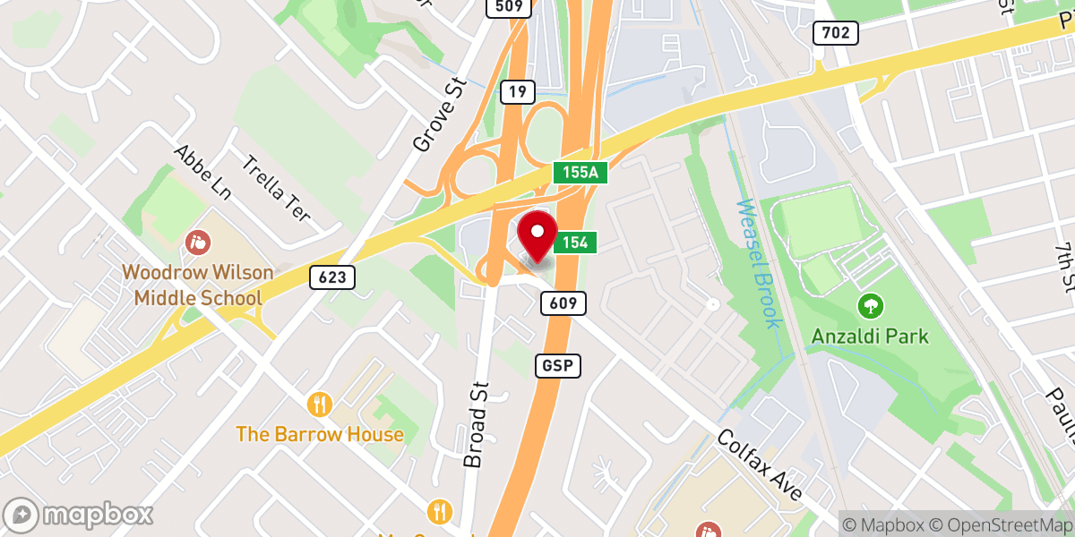 Map showing location of Marrocco Memorial Chapel