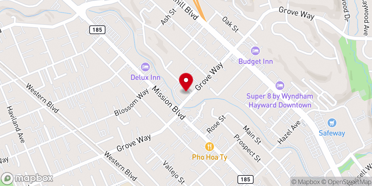 Map showing location of Eden United Church of Christ
