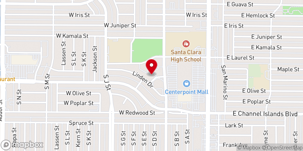 Map showing location of St Anthony’s Church Office