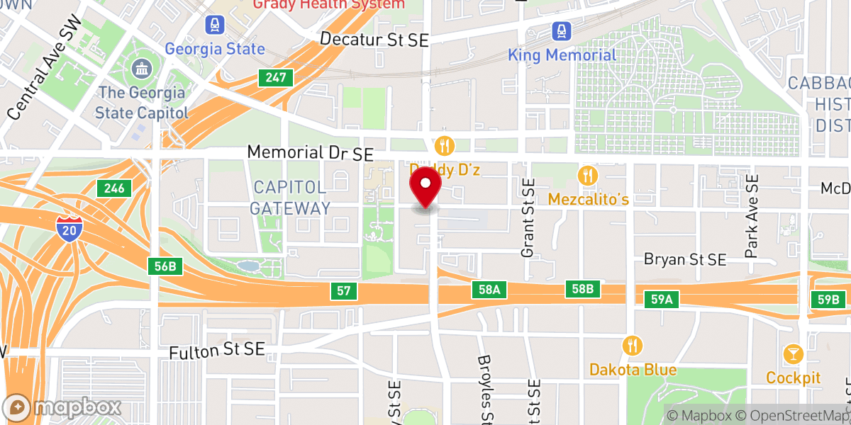 Map showing location of Faith Temple Missionary Baptist Church