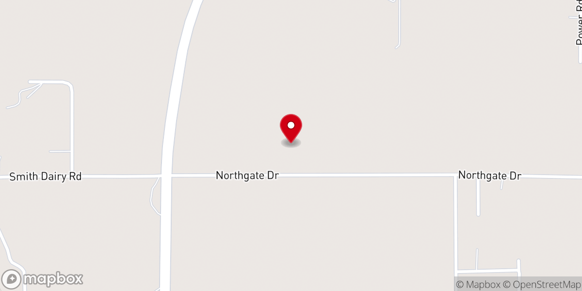 Map showing location of Emmanuels Faith Center